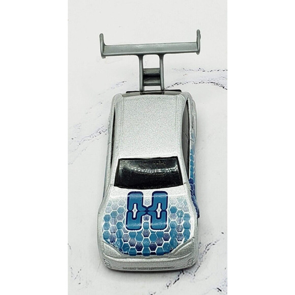 Hot Wheels 2003 Tech Tuners 5/5 Silver Ford Focus With 5 Spoke Wheels 104/250 - Picture 5 of 6